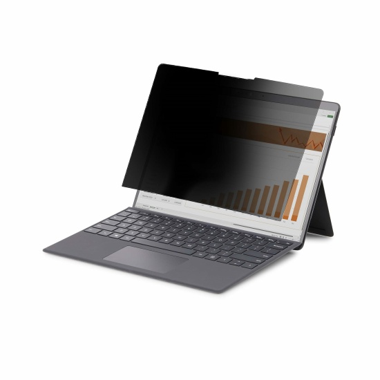 StarTech.com 4-Way 12.4in Surface Laptop Go 1/2/3 Privacy Screen Filter, Portrait/Landscape, Touch-Enabled, +/- 30 Deg. View, Blue Light Reduction, Matte Finish Image
