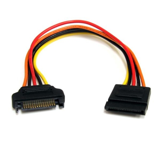 StarTech.com 8in 15 pin SATA Power Extension Cable Image