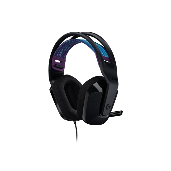 Logitech G 981-000977 headphones/headset Wired Head-band Gaming Black Image