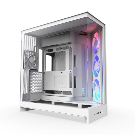 NZXT H9 Flow RGB Midi Tower White Image