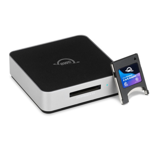 OWC OWCTCCFXB4RDR card reader USB 3.2 Gen 2 (3.1 Gen 2) Type-C Black Image