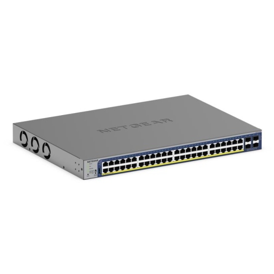 NETGEAR 52-Port PoE Gigabit/10G Stackable Smart Switch (GS752TXP) Image