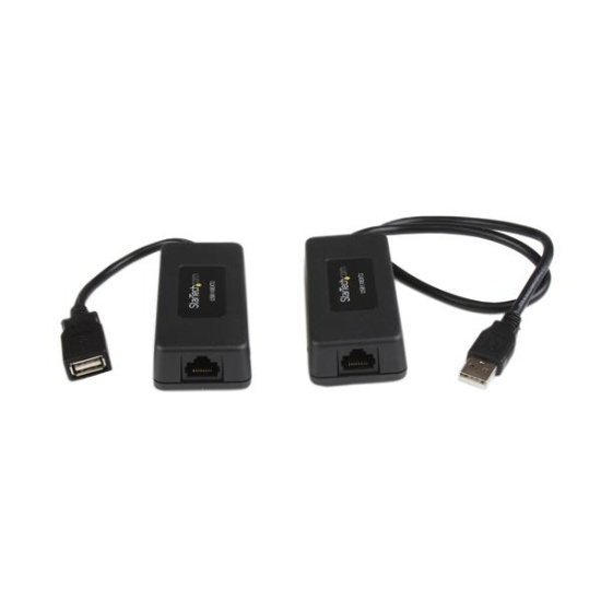 StarTech.com 1 Port USB over Cat5 / Cat6 Ethernet Extender - up to 131ft (40m) Image