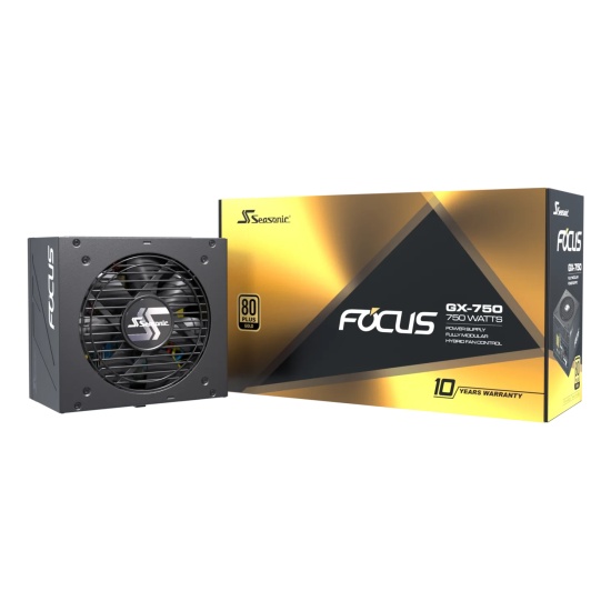 Seasonic Focus GX power supply unit 750 W 20+4 pin ATX ATX Black Image
