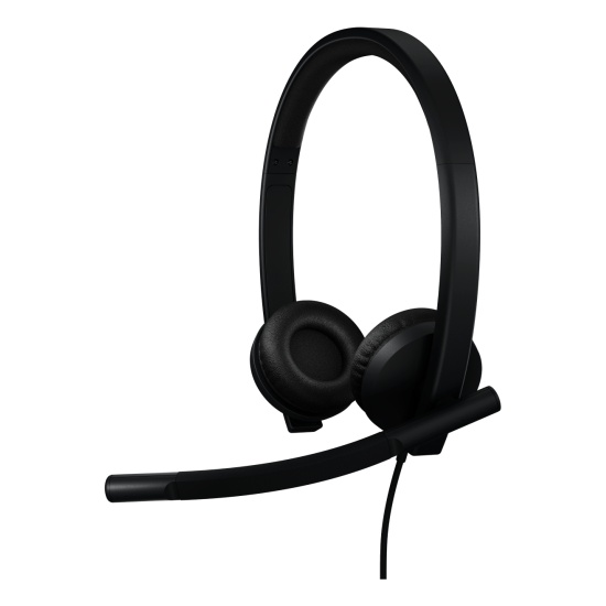 Logitech H570E Headset Wired Head-band Office/Call center USB Type-C Black Image