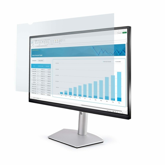 StarTech.com 24-inch 16:10 Anti-Blue Light Filter, BlueLight Screen Filter for 24in Computer Monitor, Reduces Eye Strain, Dual Mounting Options, TAA Compliant Image