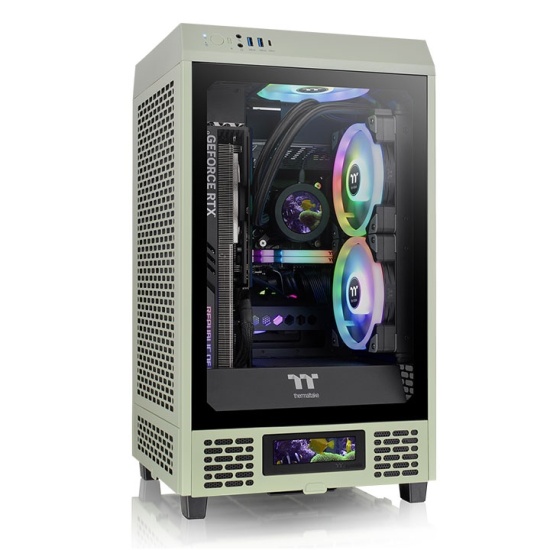 Thermaltake Tower 200 Mini Tower Green Image