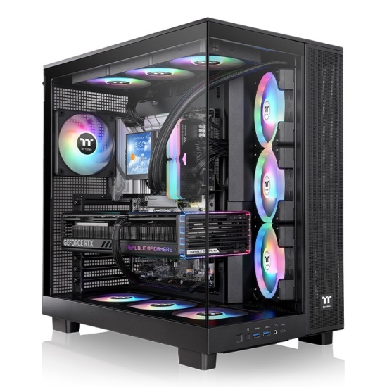 Thermaltake View 380 XL TG ARGB Midi Tower Black Image