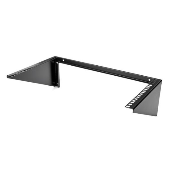 StarTech.com 6U Wall Mount Patch Panel Bracket – 19 in – Steel - Vertical Mounting Bracket for Networking and Data Equipment - TAA Image