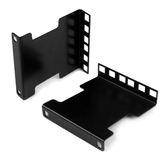 StarTech.com Server Rack Depth Extender - 2U - 4in / 10 cm - TAA Compliant - Recessed Rack Adapter - Rack Mount Adapter Kit - Network Rack Extender Image