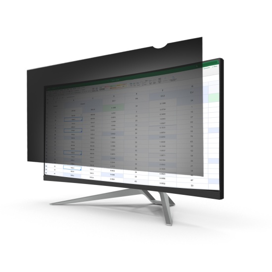 StarTech.com Monitor Privacy Screen for 34 inch Ultrawide Display - 21:9 Widescreen - Computer Screen Security Filter - Blue Light Reducing Protector - Matte/Glossy - +/-30 Degree - TAA Image