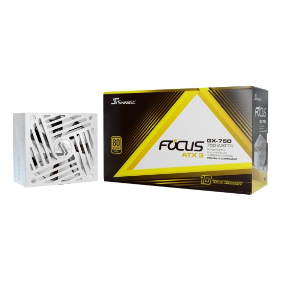 Seasonic Focus GX power supply unit 750 W 24-pin ATX ATX White Image