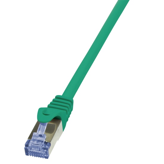 LogiLink 1m Cat.6A 10G S/FTP networking cable Green Cat6a S/FTP (S-STP) Image