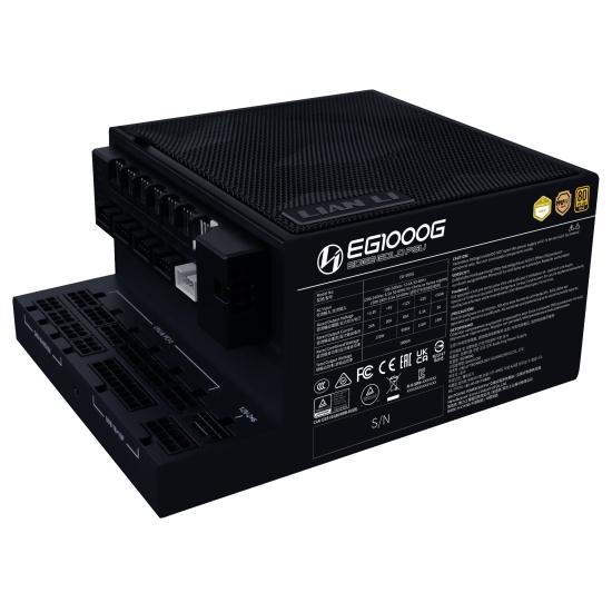 Lian Li EG1000G power supply unit 1000 W 24-pin ATX SFX Black Image