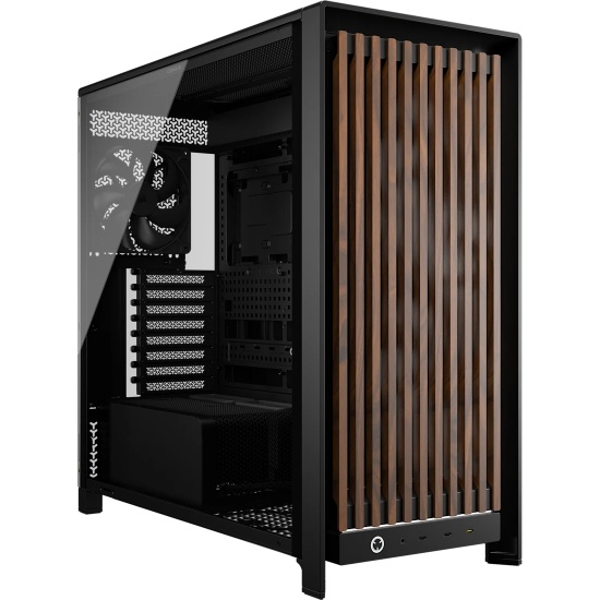 Corsair FRAME 5000D WOOD RS Midi Tower Black, Walnut Image