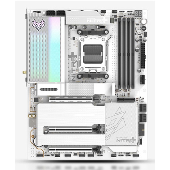 Sapphire NITRO+ X870EA PhantomLink Polar Edition AMD X870E Socket AM5 ATX Image