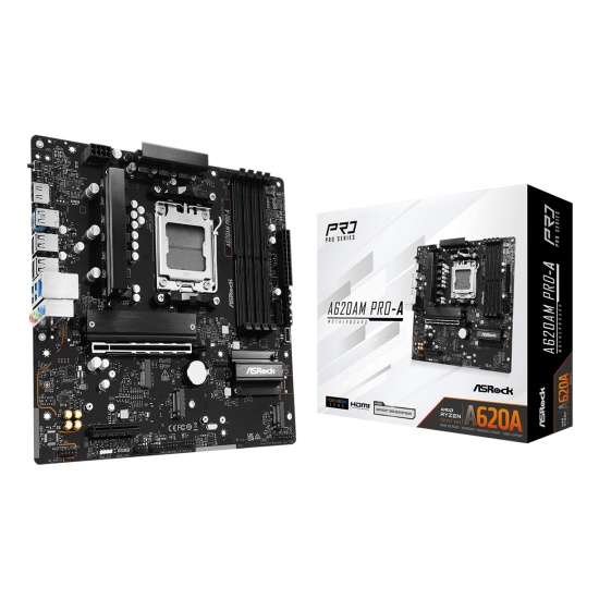 Asrock A620AM PRO-A AMD A620 Socket AM5 micro ATX Image