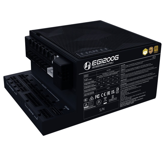 Lian Li EG1200G power supply unit 1200 W 24-pin ATX SFX Black Image