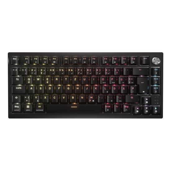 Corsair K65 PLUS keyboard Gaming USB + RF Wireless + Bluetooth QWERTZ German Black Image