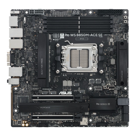 ASUS PRO WS B850M-ACE SE AMD B850 Socket AM5 micro ATX Image