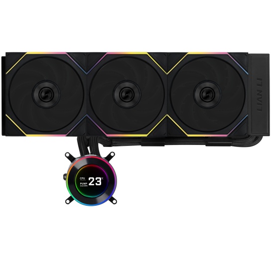 Lian Li GA II Hydroshift II LCD-C 360TL Processor All-in-one liquid cooler 12 cm Black 1 pc(s) Image