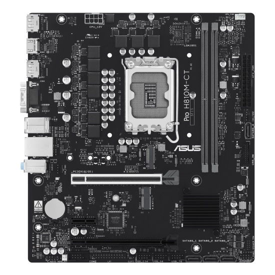 ASUS PRO H810M-CT-CSM motherboard Intel H810 LGA 1851 (Socket V1) micro ATX Image
