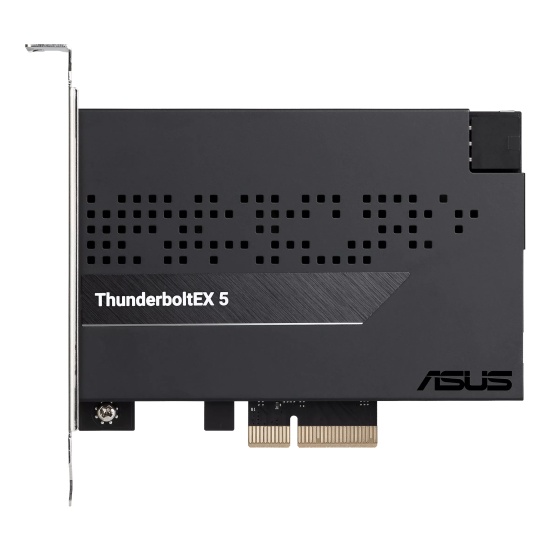 ASUS ThunderboltEX 5 interface cards/adapter Internal Mini DisplayPort, USB 2.0, PCIe, USB Type-C, Thunderbolt, VGA Image
