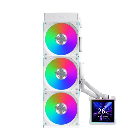 Lian Li HydroShift II LCD-S 360 CL Processor Liquid cooling kit 12 cm White 1 pc(s) Image