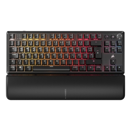 Corsair K70 CORE TKL keyboard Gaming USB + RF Wireless + Bluetooth QWERTZ German Black Image