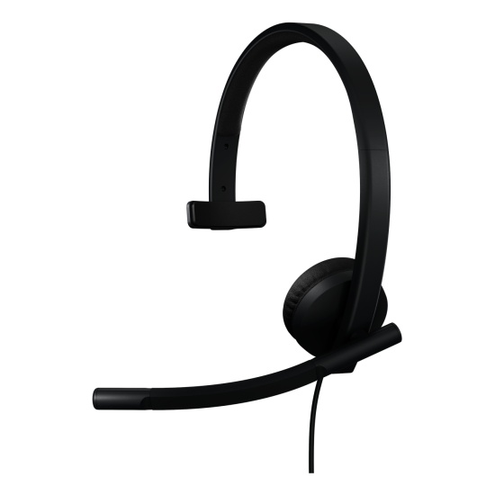 Logitech H570E Headset Wired Head-band Office/Call center USB Type-C Black Image
