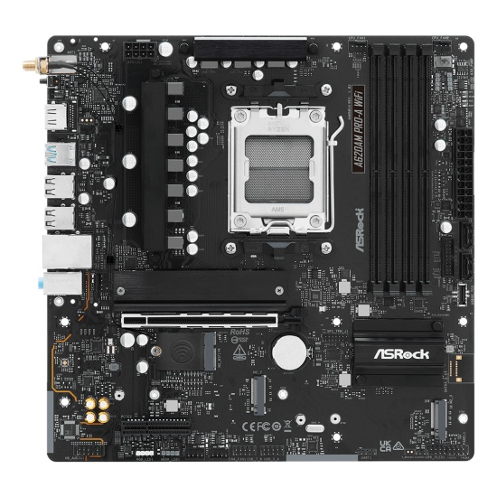 Asrock A620AM PRO-A WIFI AMD A620 Socket AM5 micro ATX Image