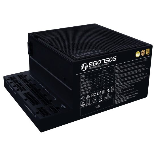 Lian Li EG0750G power supply unit 750 W 24-pin ATX SFX Black Image