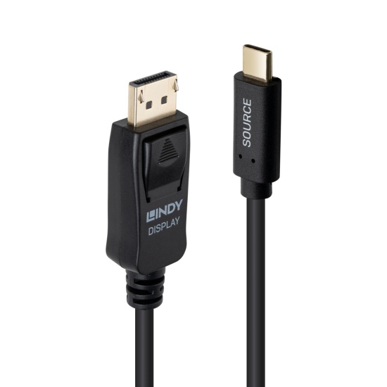 Lindy 2m USB Type C to DisplayPort 4K60 Adapter Cable with HDR Image