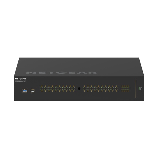 NETGEAR GSM4248UX Managed L2/L3 Gigabit Ethernet (10/100/1000) Power over Ethernet (PoE) 2U Black Image