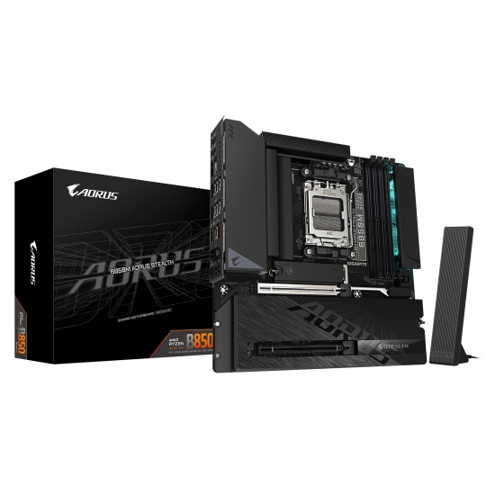 GIGABYTE B850M AORUS STEALTH Motherboard Image