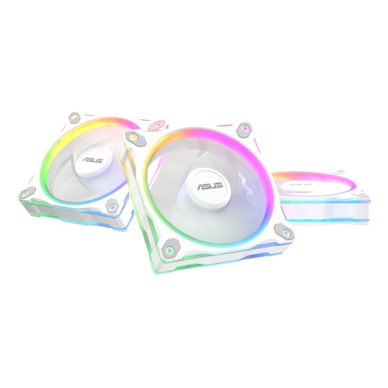ASUS Prime MR120 Fan ARGB White 3in1 Computer case 12 cm Image