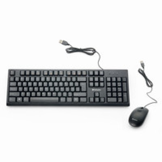 Verbatim 70734 keyboard Mouse included USB QWERTY Black Image