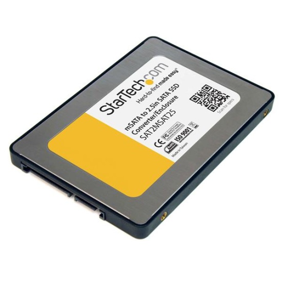 StarTech.com 2.5in SATA to Mini SATA SSD Adapter Enclosure Image
