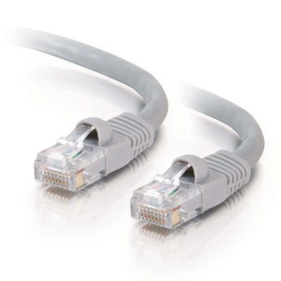 C2G 15ft (4.6m) Cat5e Snagless Unshielded UTP Ethernet Network Patch Cable - Gray Image