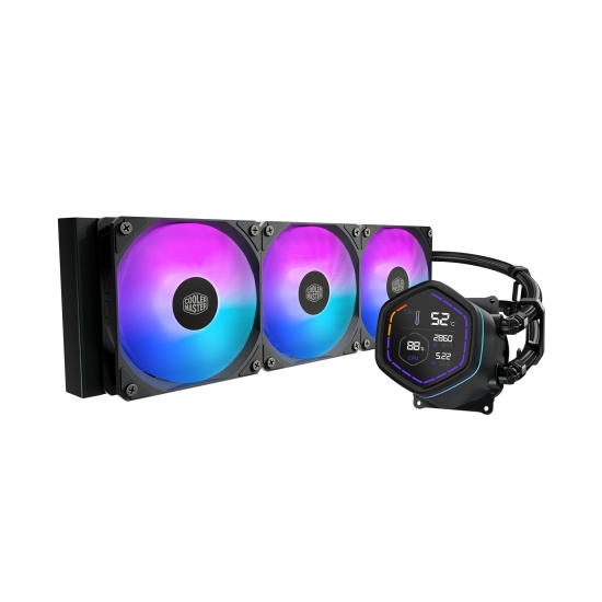 Cooler Master MasterLiquid Core Nex Digital Processor All-in-one liquid cooler 12 cm Black 1 pc(s) Image