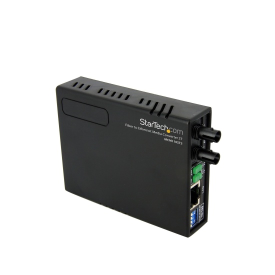 StarTech.com 10/100 Multi Mode Fiber Copper Fast Ethernet Media Converter ST 2 km - TAA Image