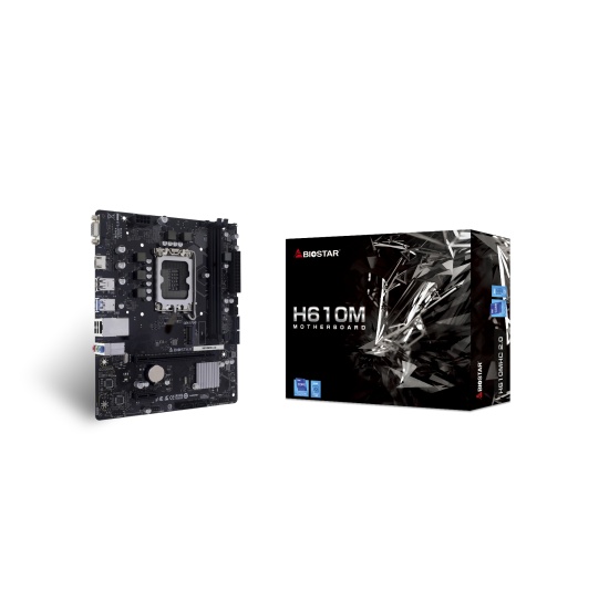 Biostar H610MHC 2.0 motherboard Intel H610 LGA 1700 micro ATX Image