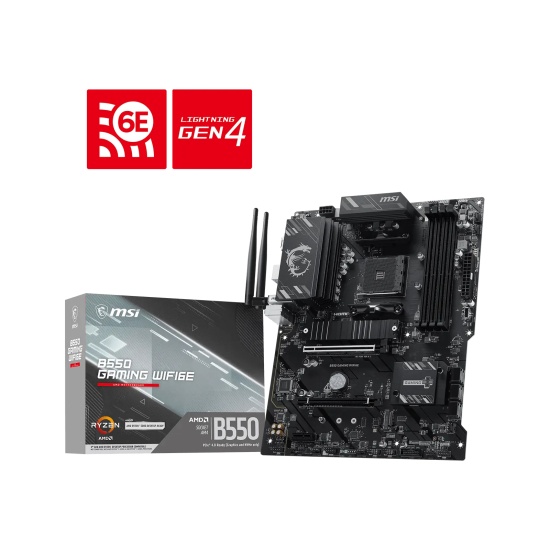 MSI B550 GAMING WIFI6E motherboard AMD B550 Socket AM4 Image