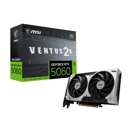 MSI GeForce RTX 5060 8G VENTUS 2X OC V1 NVIDIA 8 GB GDDR7 Image