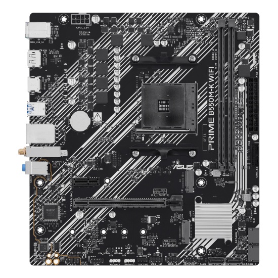 ASUS PRIME B550M-K WIFI AMD B550 Socket AM4 micro ATX Image