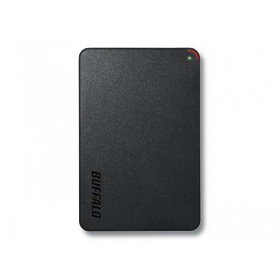 1TB Buffalo MiniStation USB3.0 External Portable Hard Drive - Black Image