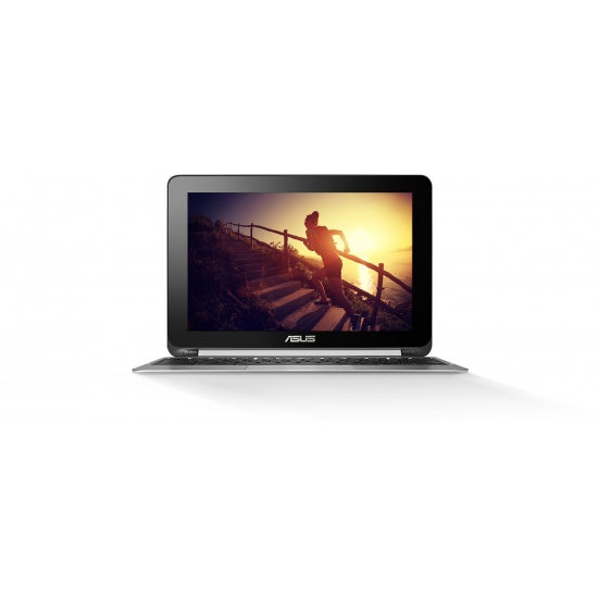 ASUS Chromebook Flip C100PA-FS0042 10.1-inch Touchscreen 4GB RAM 16GB Flash Storage Black/Silver (RK3288C) UK Keyboard Layout Image