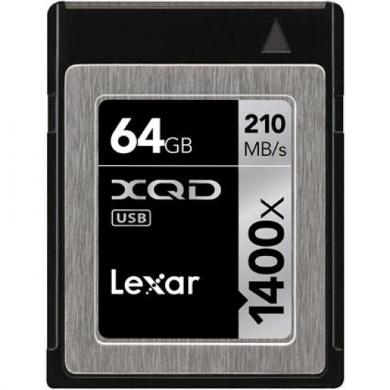 64GB Lexar Professional XQD 2.0 1400X Speed Memory Card Image
