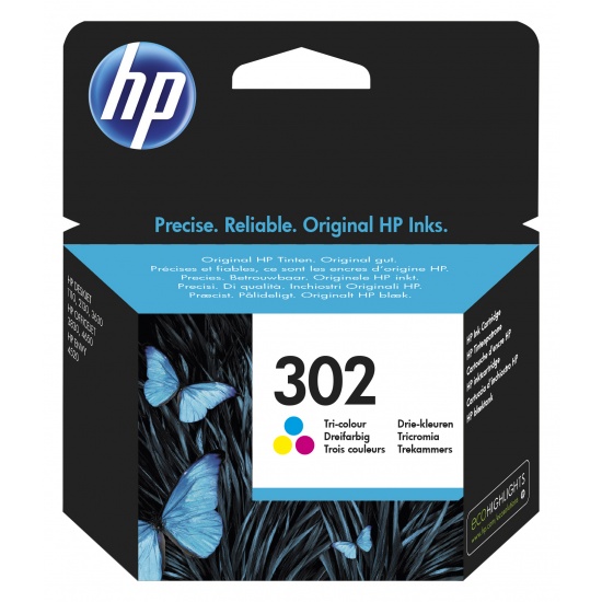 HP 302 Multi-pack Ink Cartridge (Yellow, Cyan, Magenta) Image