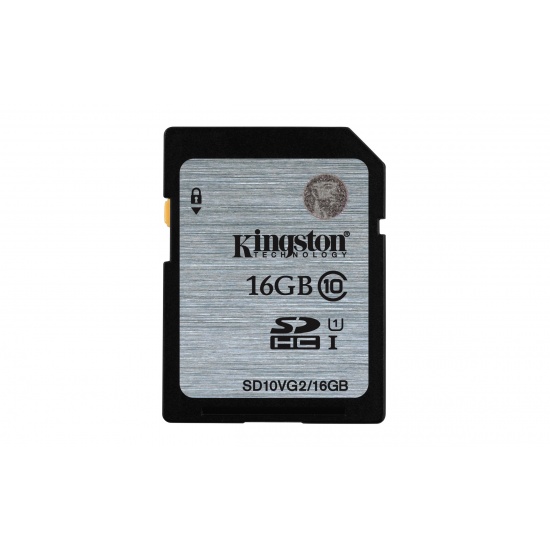 16GB Kingston SDHC CL10 UHS-I 45MB/s SD Memory Card Image